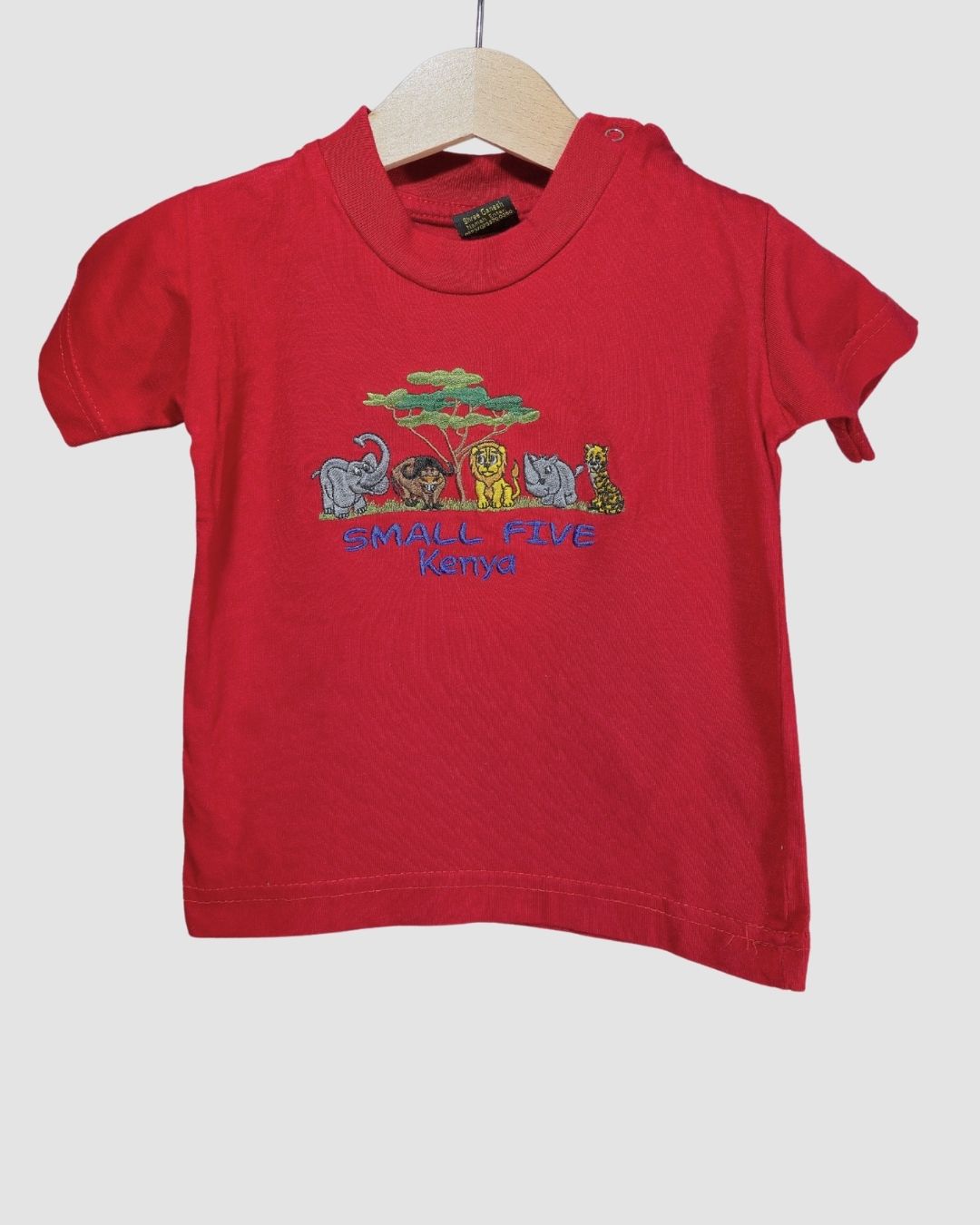 Тениска с къс ръкав и бродерия