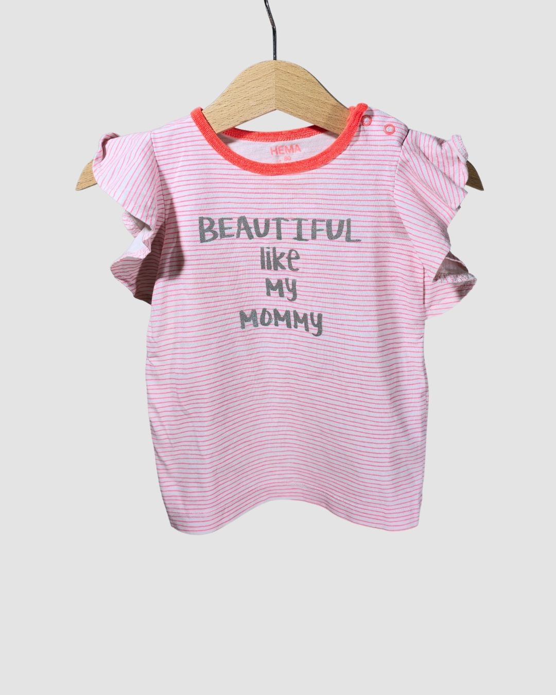 Тениска с къдрави ръкави