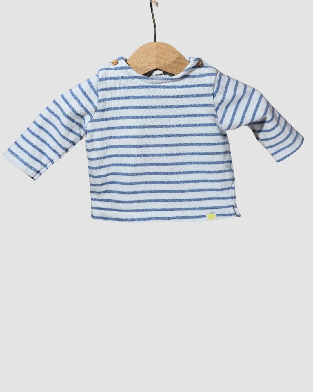 Блуза с дълъг ръкав на райе