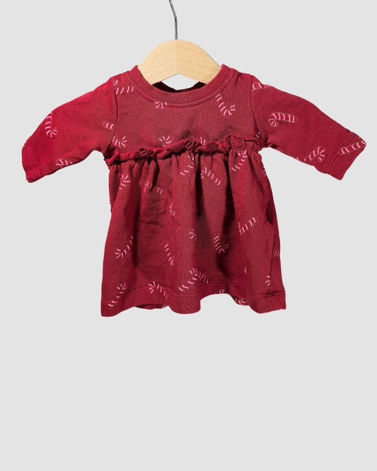 Блуза на коледни бастунчета