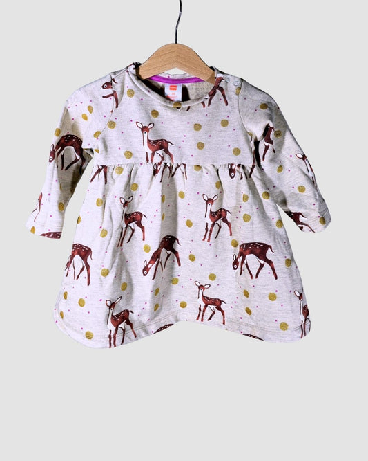 Блуза с дълъг ръкав и принт