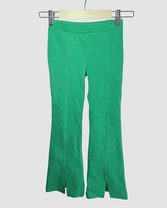 Зелен разкроен панталон